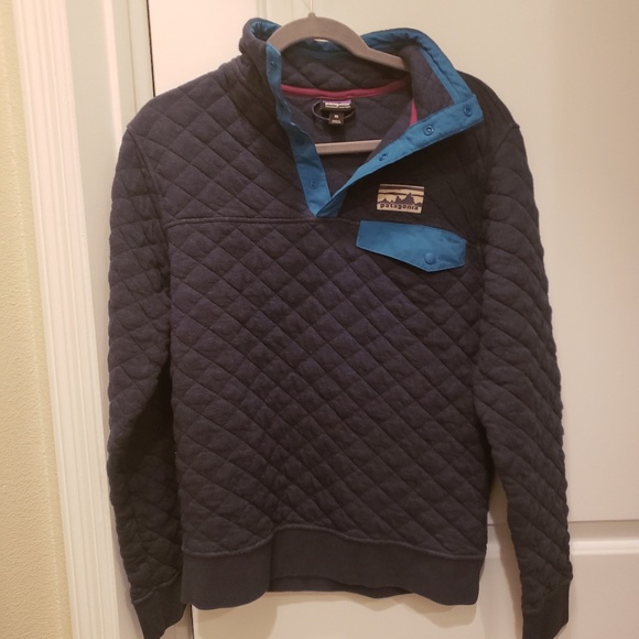 PATAGONIA Navy blue cotton snap-t pullover - Picture 8 of 8